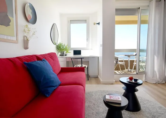 Nouvelle Vague Modern Ocean View W Balcony - Swimming Pool Biarritz